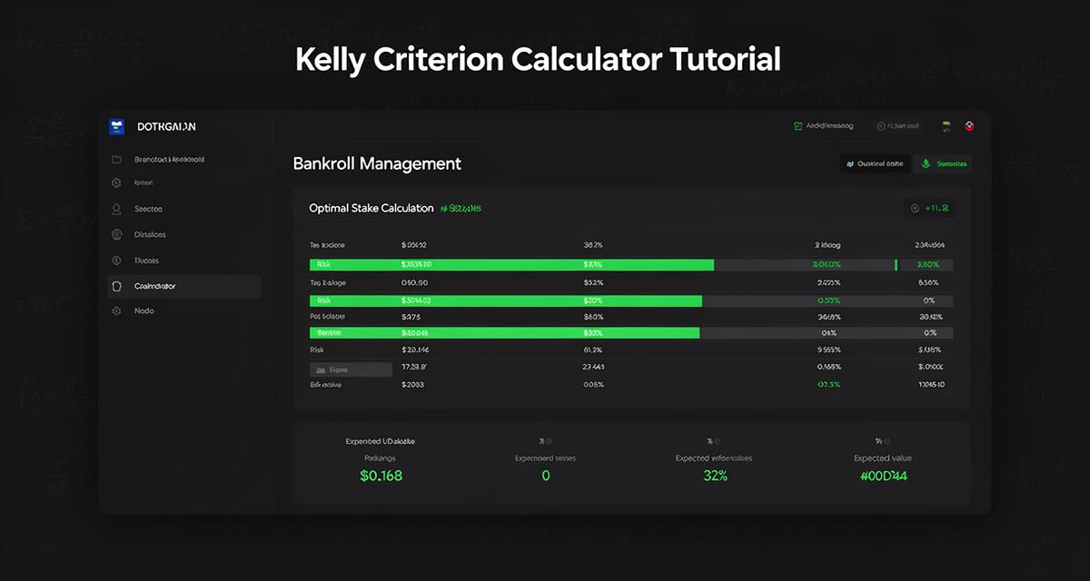 Kelly Staking Tutorial Calculadora Kelly | Calcular Stake Óptimo Apuestas 2025